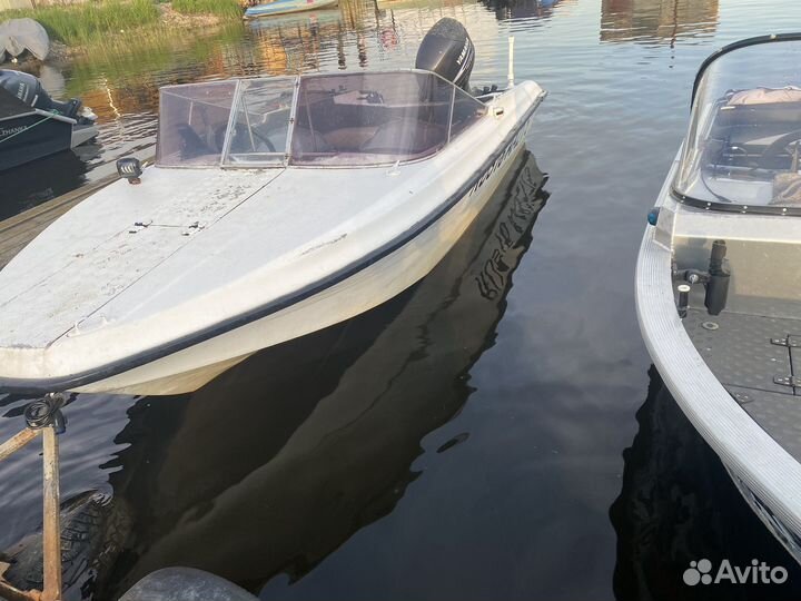 Лодка нептун 3 с мотором Ямаха50 + прицеп