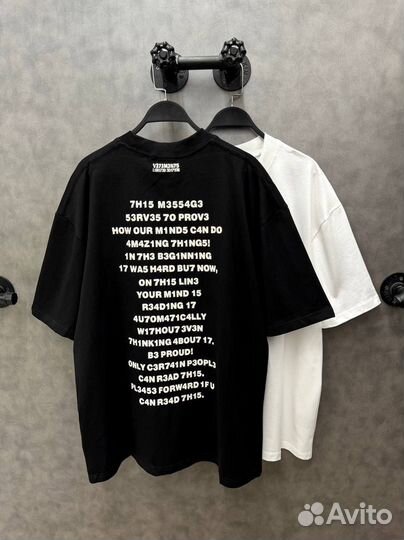 Футболка vetements bren power оверсайз