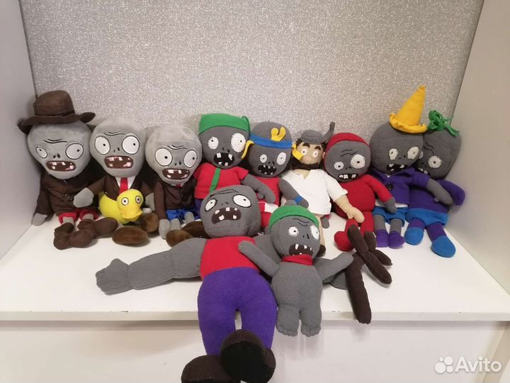 Бу мягкие игрушки Зомби против растений