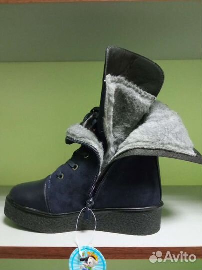 Ботинки зимние, для девочек размер 33