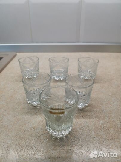 Хрустальные рюмки СССР
