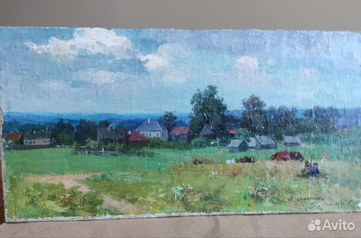 Картины старинные холст,масло