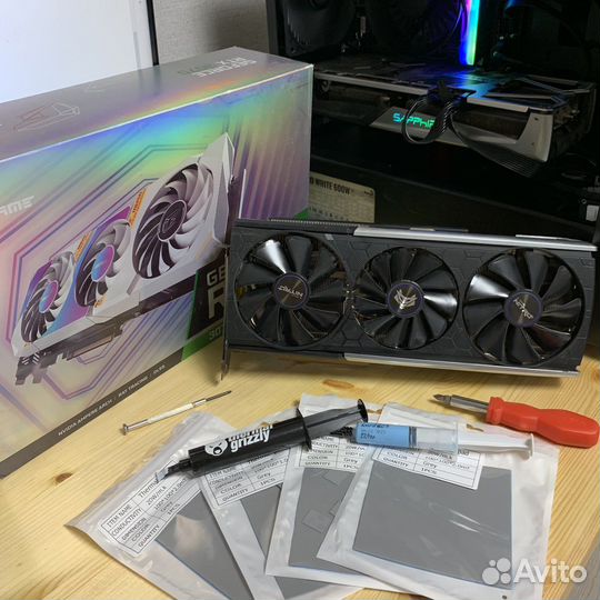 Обслуживание видеокарт / замена термопрокладок