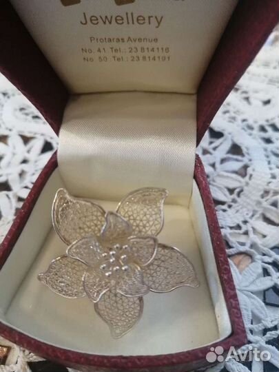 Серебряное кольцо ручной работы