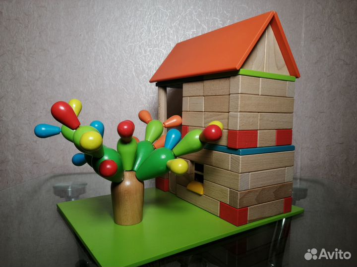 Деревянный конструктор от Вудблокс и Кактус