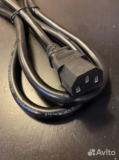 Кабель питания c13 для асика asic 3*2,5 мм 1,5 м