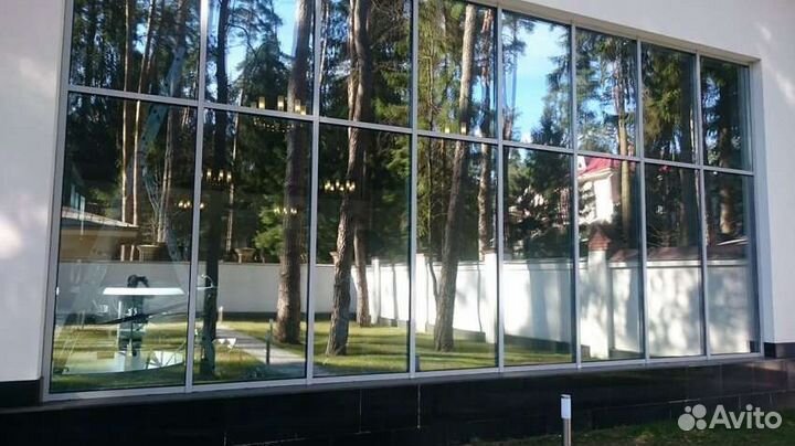 Зеркальная плёнка для окон Silver