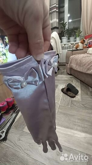 Перчатки для девочки на выпускной