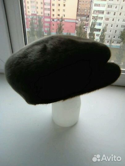 Мужская шапка кепка из нерпы -56-57 раз