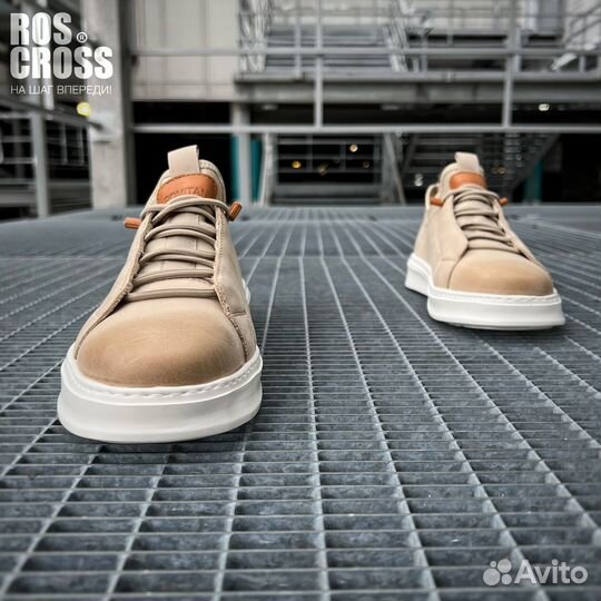 Кеды мужские кожаные