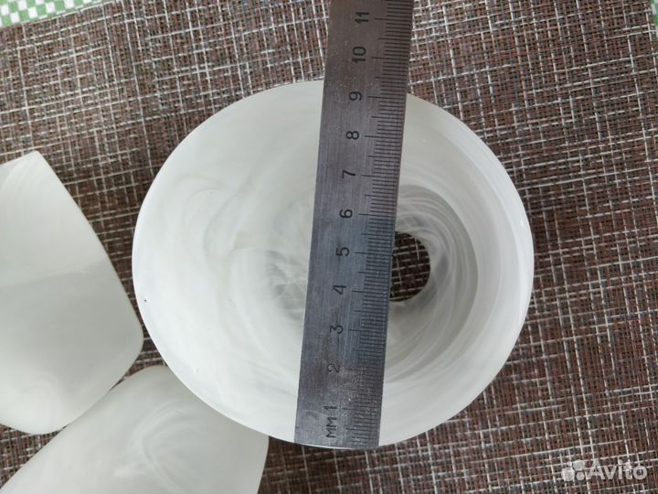 Плафоны для люстры стеклянные бу