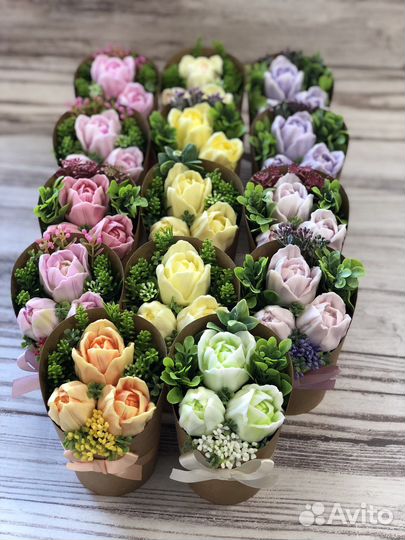 Букет из мыла