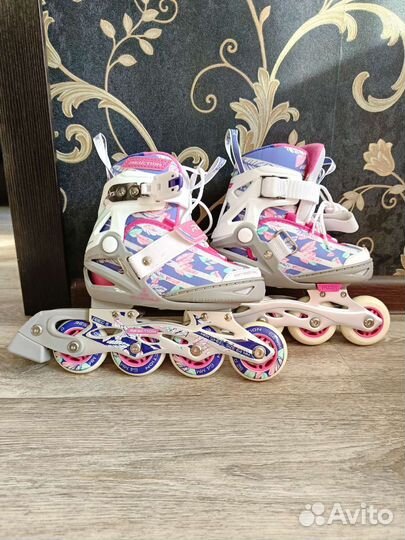 Роликовые коньки детские с защитой