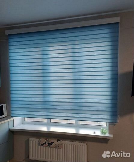 Рулонные шторы день ночь