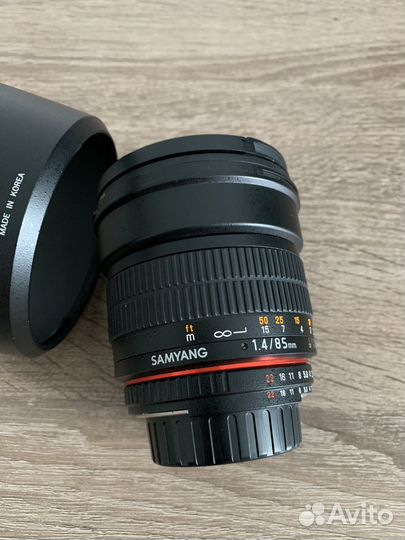 Samyang 85mm f 1.4 для Nikon F (Ai)