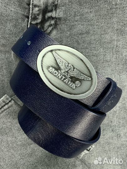 Ремень Montana Blue Silver