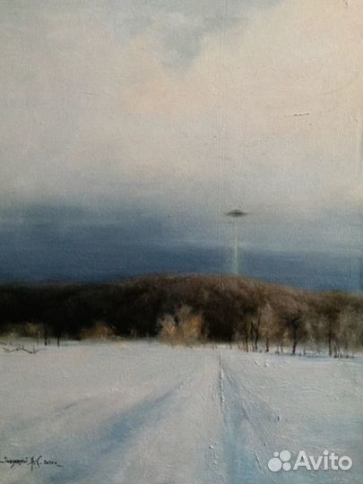 Картина Переправа у Жигулевских гор 4055, холст