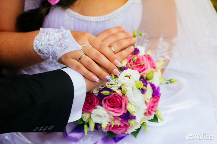 Свадебные перчатки митенки