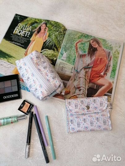 Конверт для прокладок и косметичка