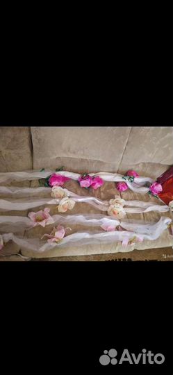 Украшение машины на свадьбу