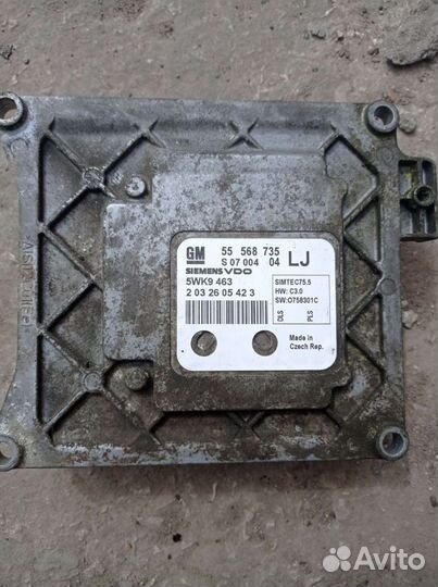 Эбу на опель астра Н