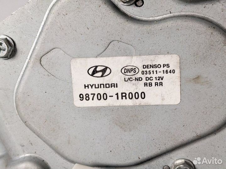 Моторчик дворников задний Hyundai Solaris хетчбек