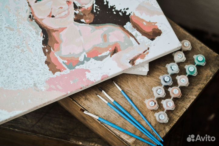 Картина на холсте по номерам по фото