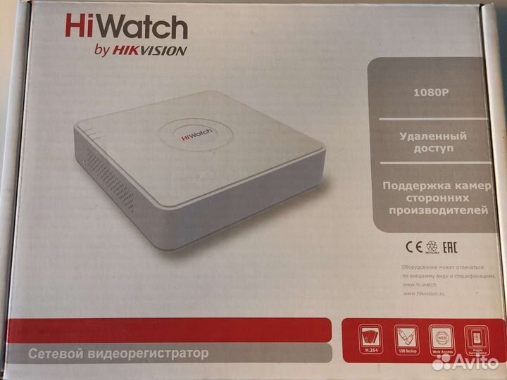 Видеорегистратор Hiwatch DS-N204