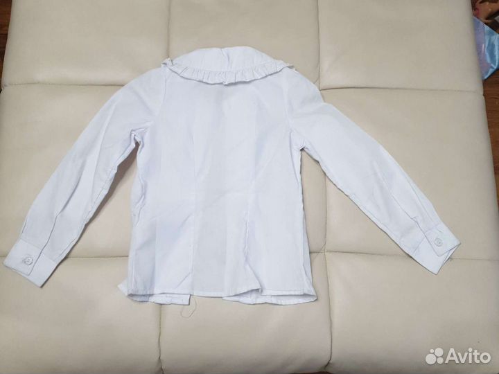 Блузка новая белая 4-5 лет 100-110 см