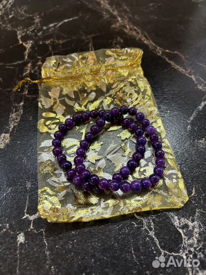 Брастел из фиолетового кварца