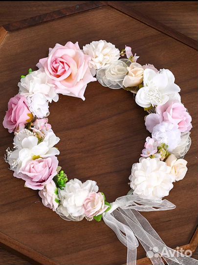 Венок на голову из цветов
