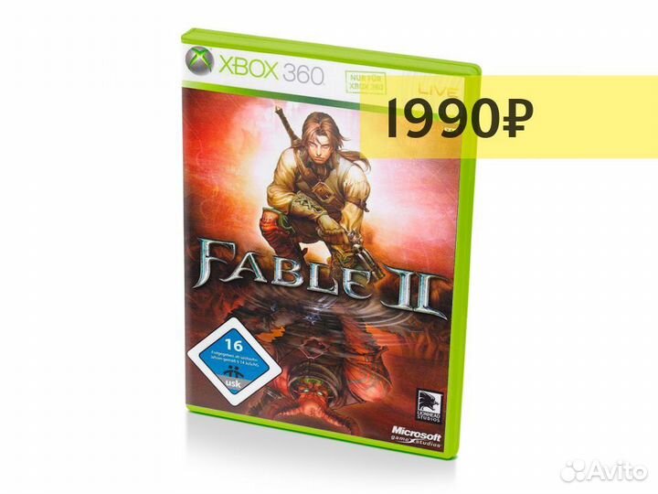 Fable 2 витринный образец, немецкий (Xbox360)
