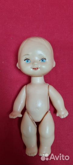 Кукла. Пластик. СССР. Пупс. Голубые глаза