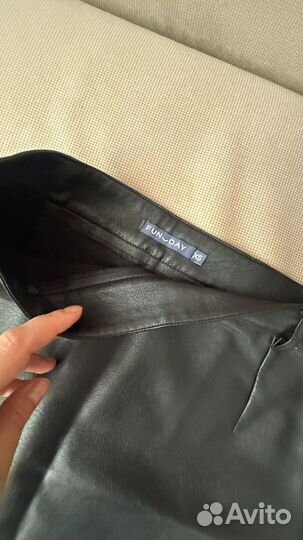 Кожаная юбка