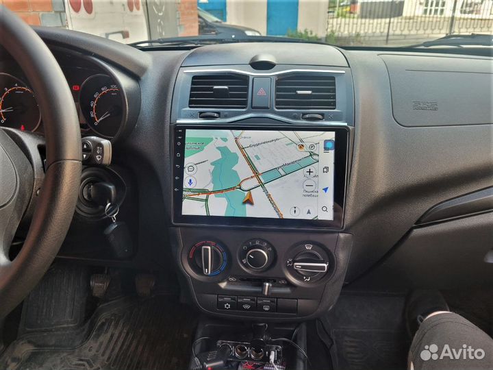 Android магнитола 9 для LADA Granta FL, есть Teyes