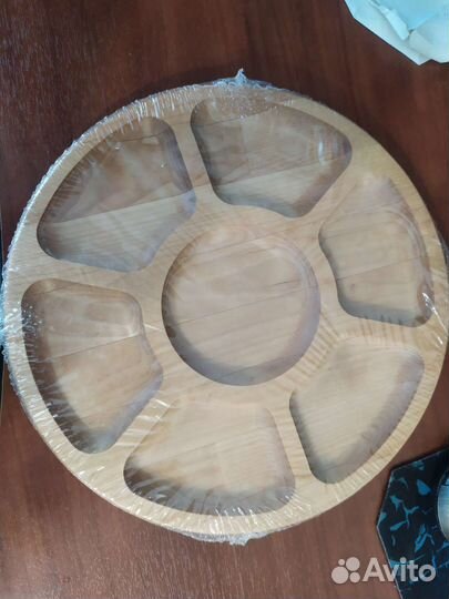 Менажница деревянная новая