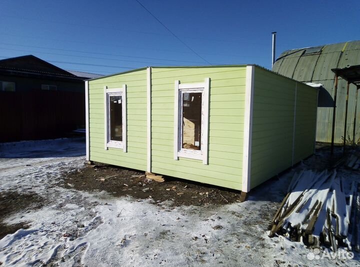 Готовый дачный дом 4.8х6м