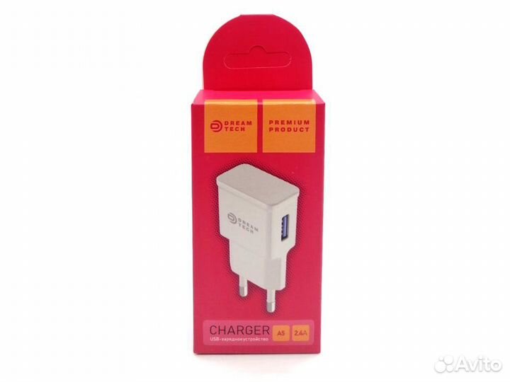 Сетевое зарядное устройство dream QC3.0 2.4A