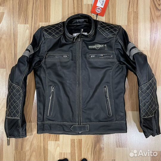 Highway 1 Retro мотокуртка кожаная мото куртка