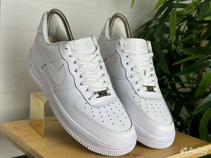 Кроссовки мужские Nike Air Force 1 41-46 белые