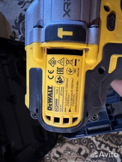 Шуруповерт dewalt dcd 999