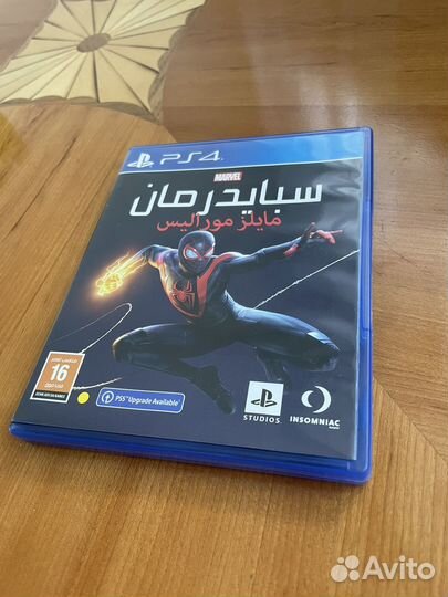 Игра для приставки ps4, человек паук майлз моралес