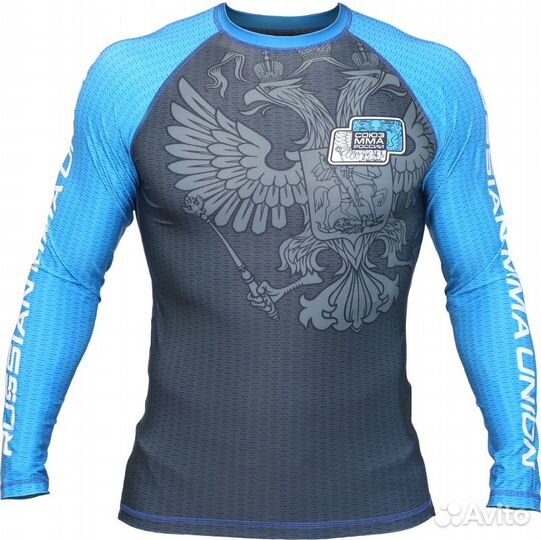 Рашгард Союз мма России (синий, S)