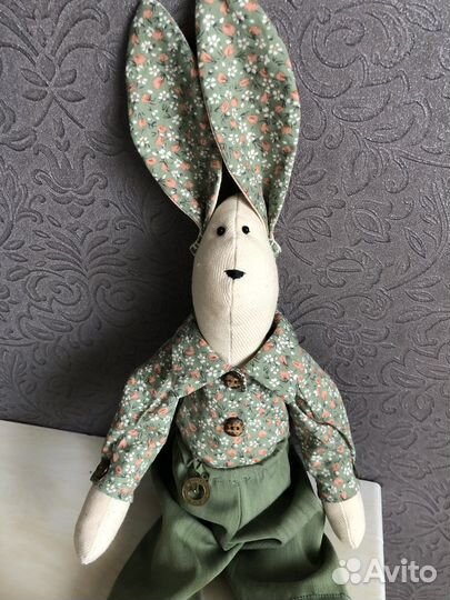 Интерьерная зайка тильда ручная работа