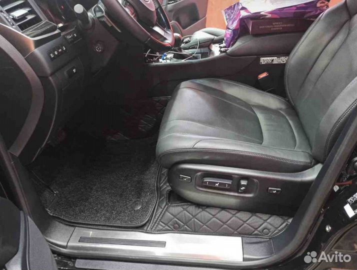 3Д коврики из экокожи lexus LX 3