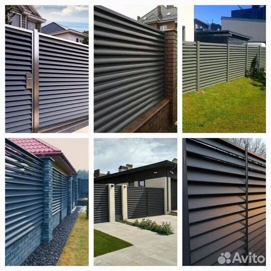 Забор жалюзи