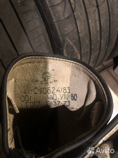 Сапоги кирзовые СССР