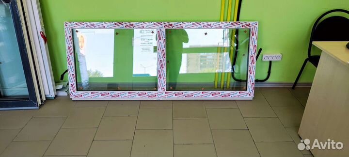 Окно пластиковое глухое 1770 х 715