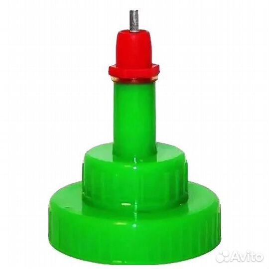 Поилка ниппельная для птиц 360 под бутылки 0,5-5 л