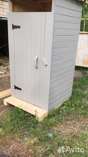 Туалет дачный, душ